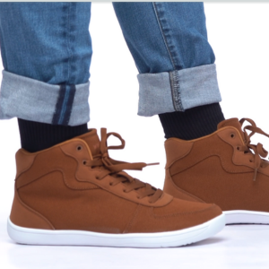 Whitin high-top barefoot footwear